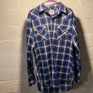 Ely Cattleman Western shirt size L tall